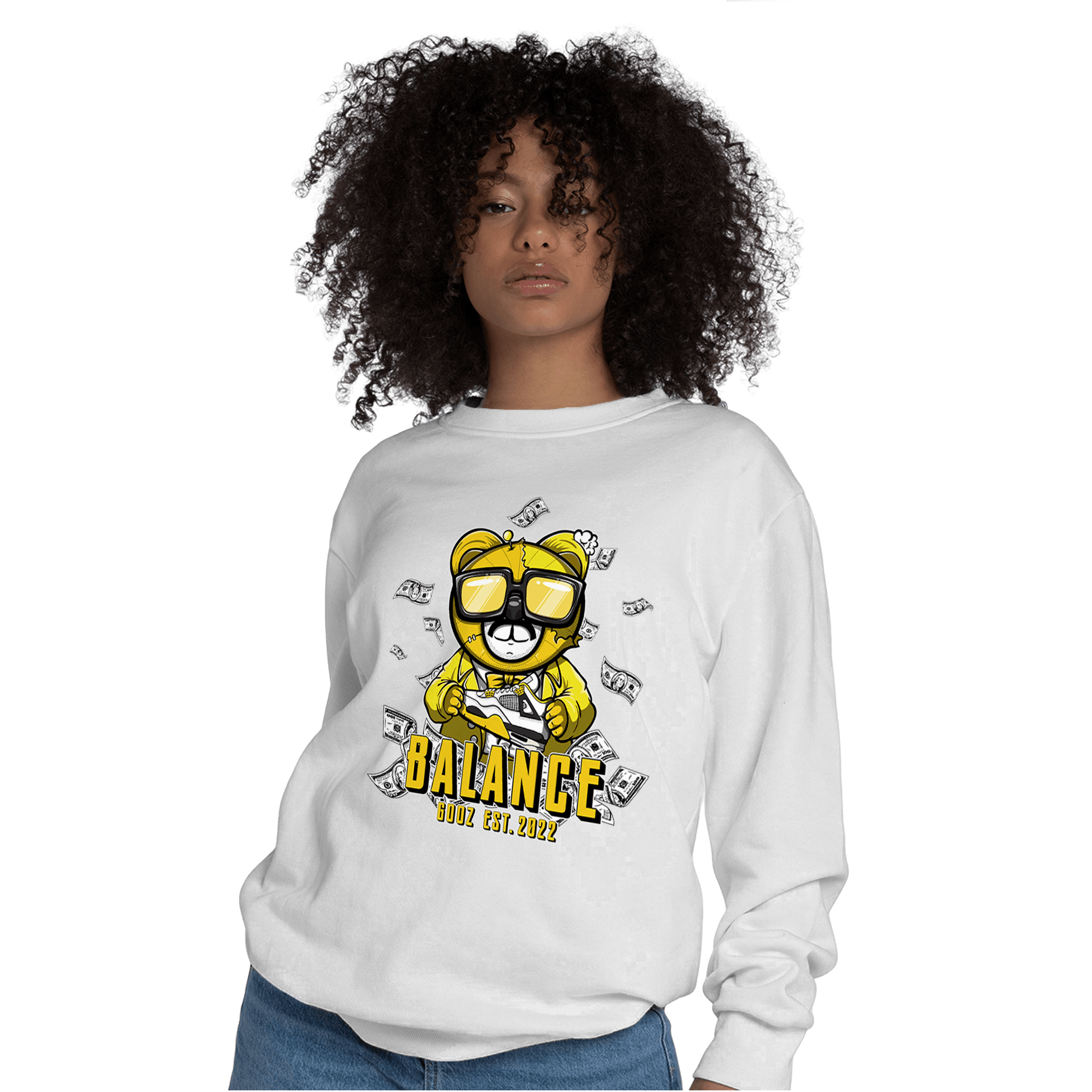 Vivid Sulfur 4s Sweatshirt Match Men BER - NastyJamz
