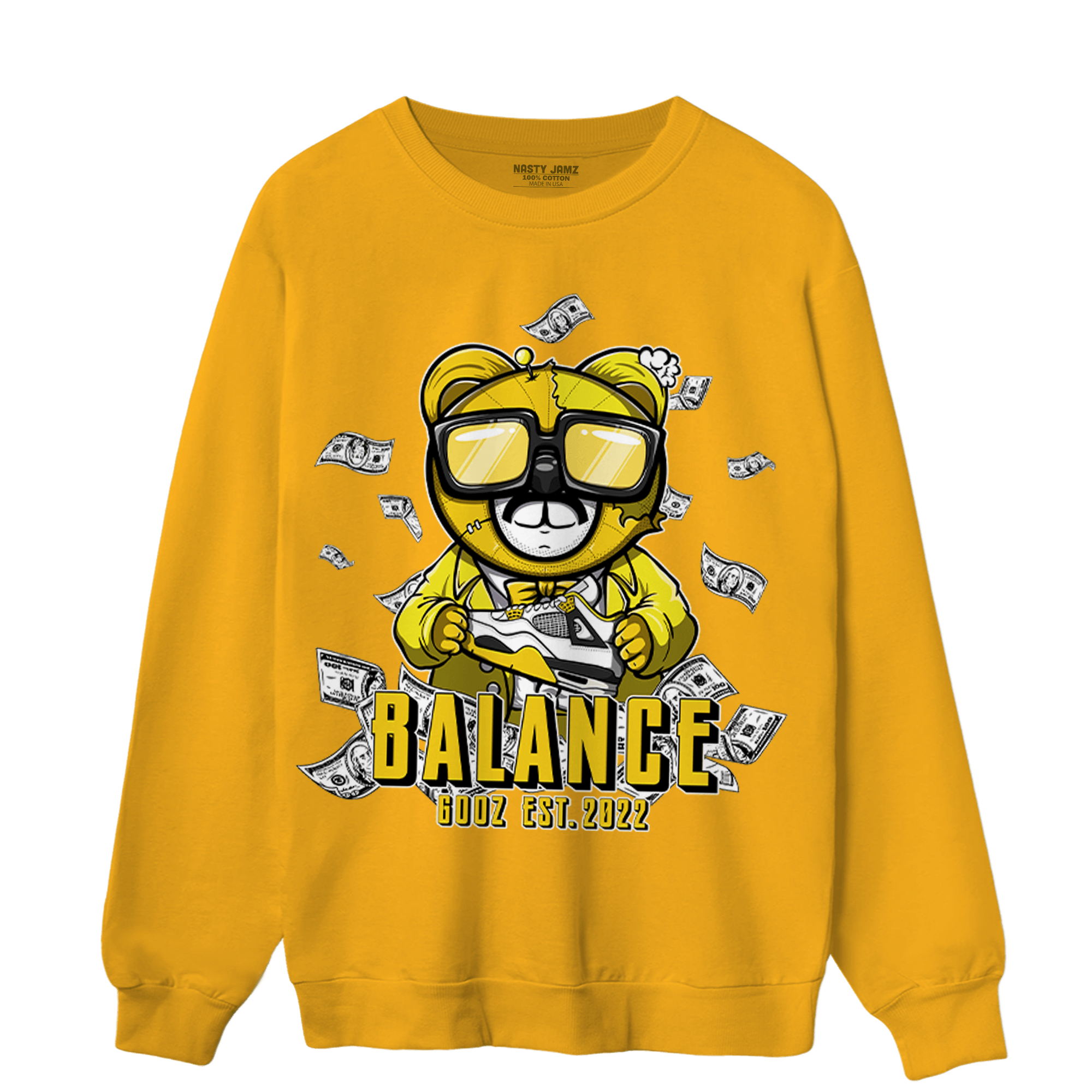 Vivid Sulfur 4s Sweatshirt Match Men BER - NastyJamz