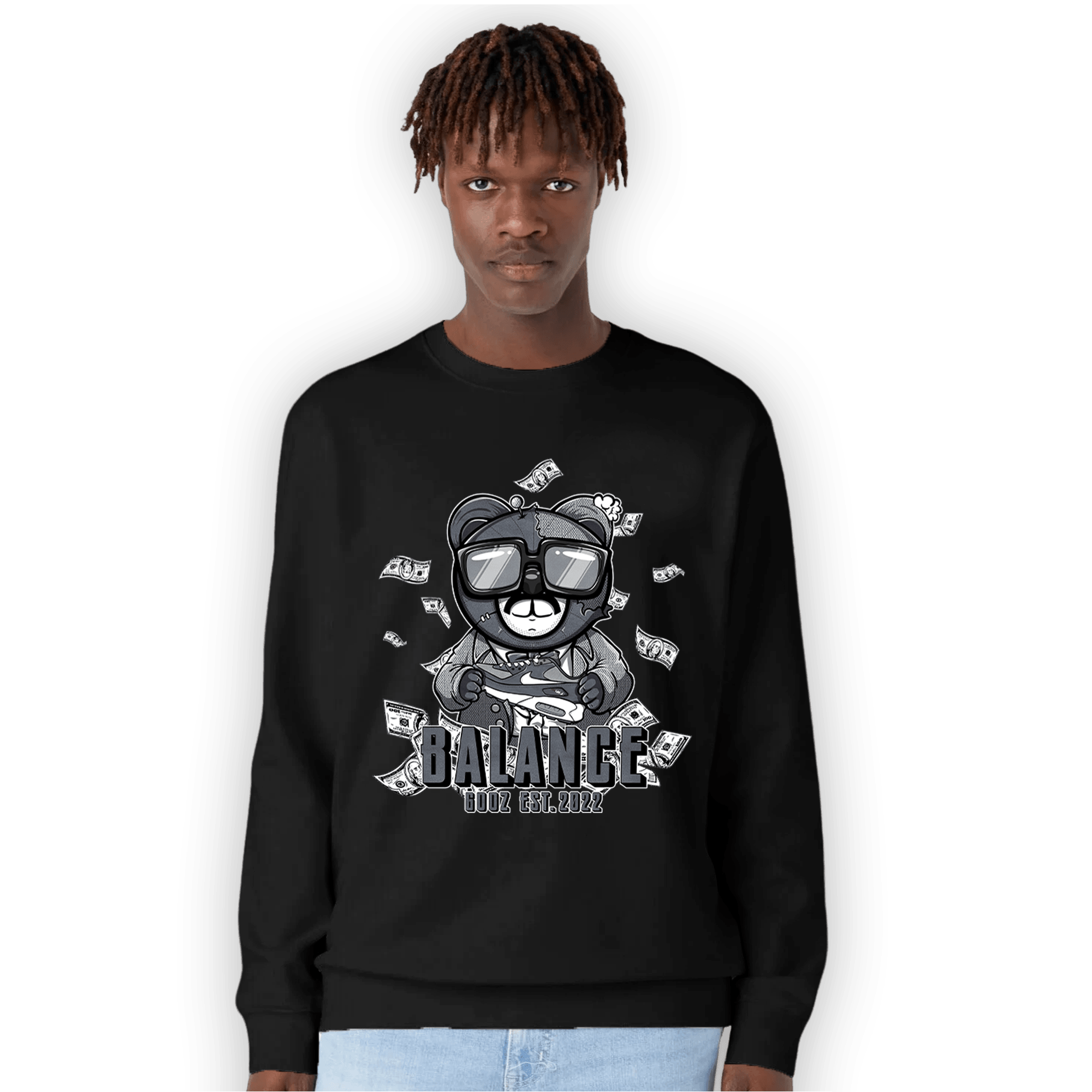 Air Max 90 Iron Grey Sweatshirt Match Men BER - NastyJamz