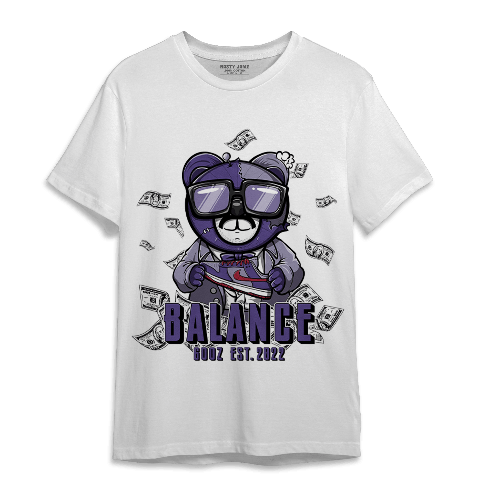 Dunk Low Plum T Shirt Match Men BER - NastyJamz