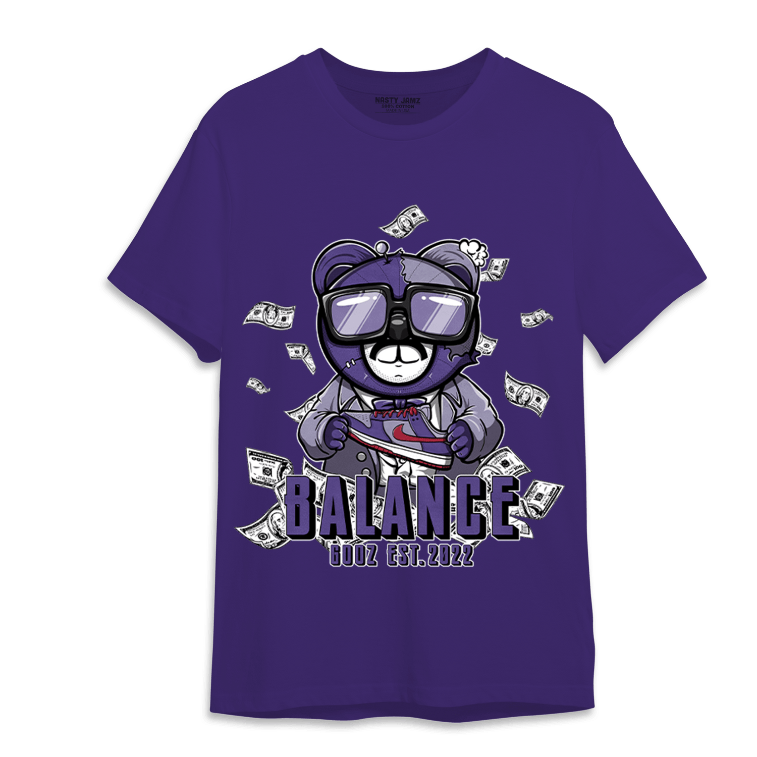 Dunk Low Plum T Shirt Match Men BER - NastyJamz