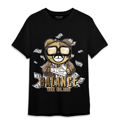 High OG Metallic Gold 1s T Shirt Match Men BER - NastyJamz