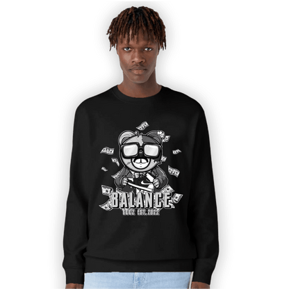 Retro High OG Black White 1s Sweatshirt Match Men BER - NastyJamz