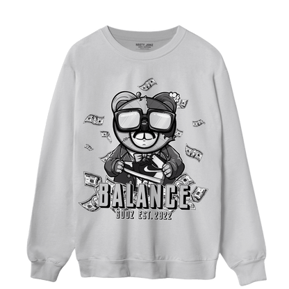 Retro High OG Black White 1s Sweatshirt Match Men BER - NastyJamz