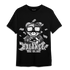 Retro High OG Black White 1s T Shirt Match Men BER - NastyJamz