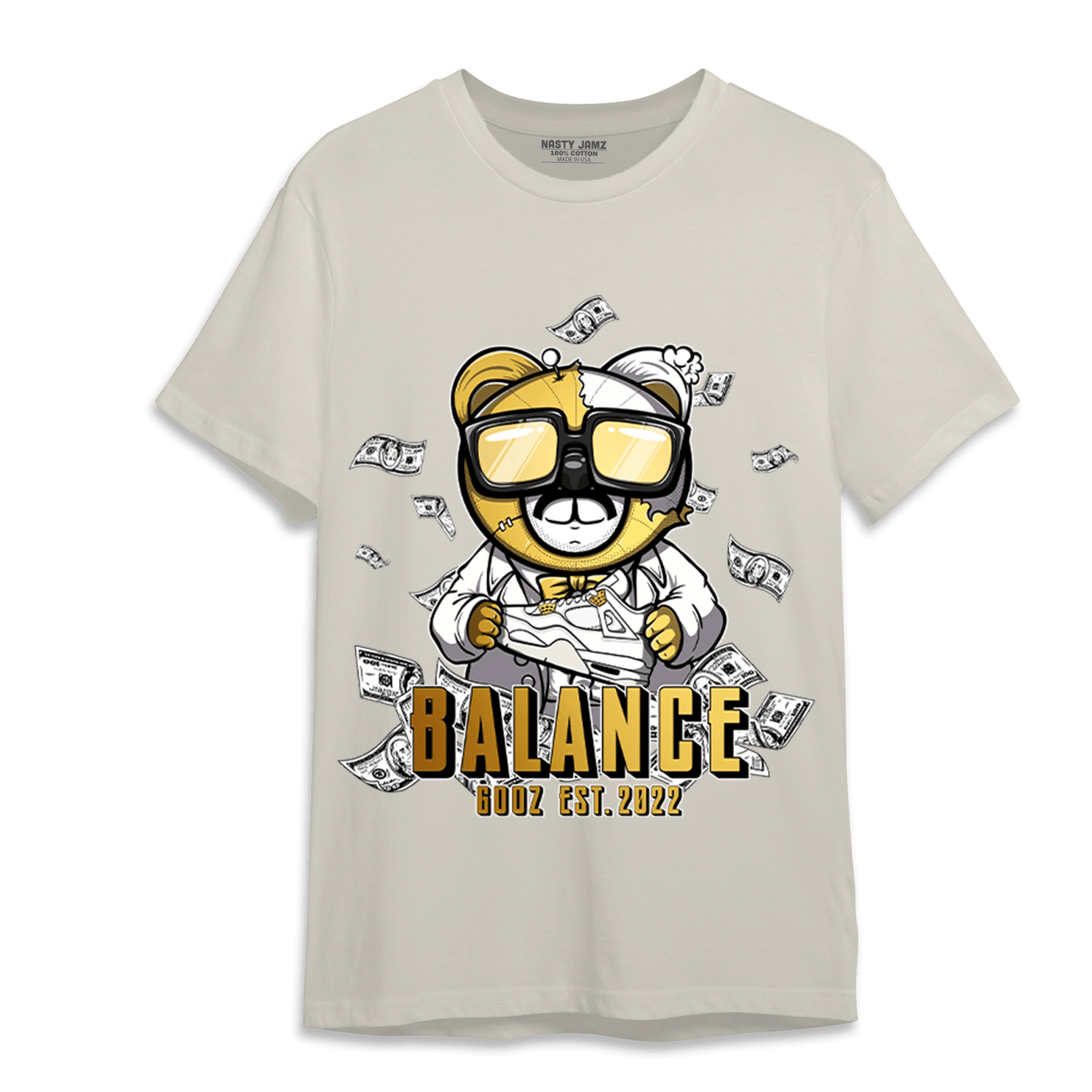 Sail 4s T Shirt Match Men BER - NastyJamz
