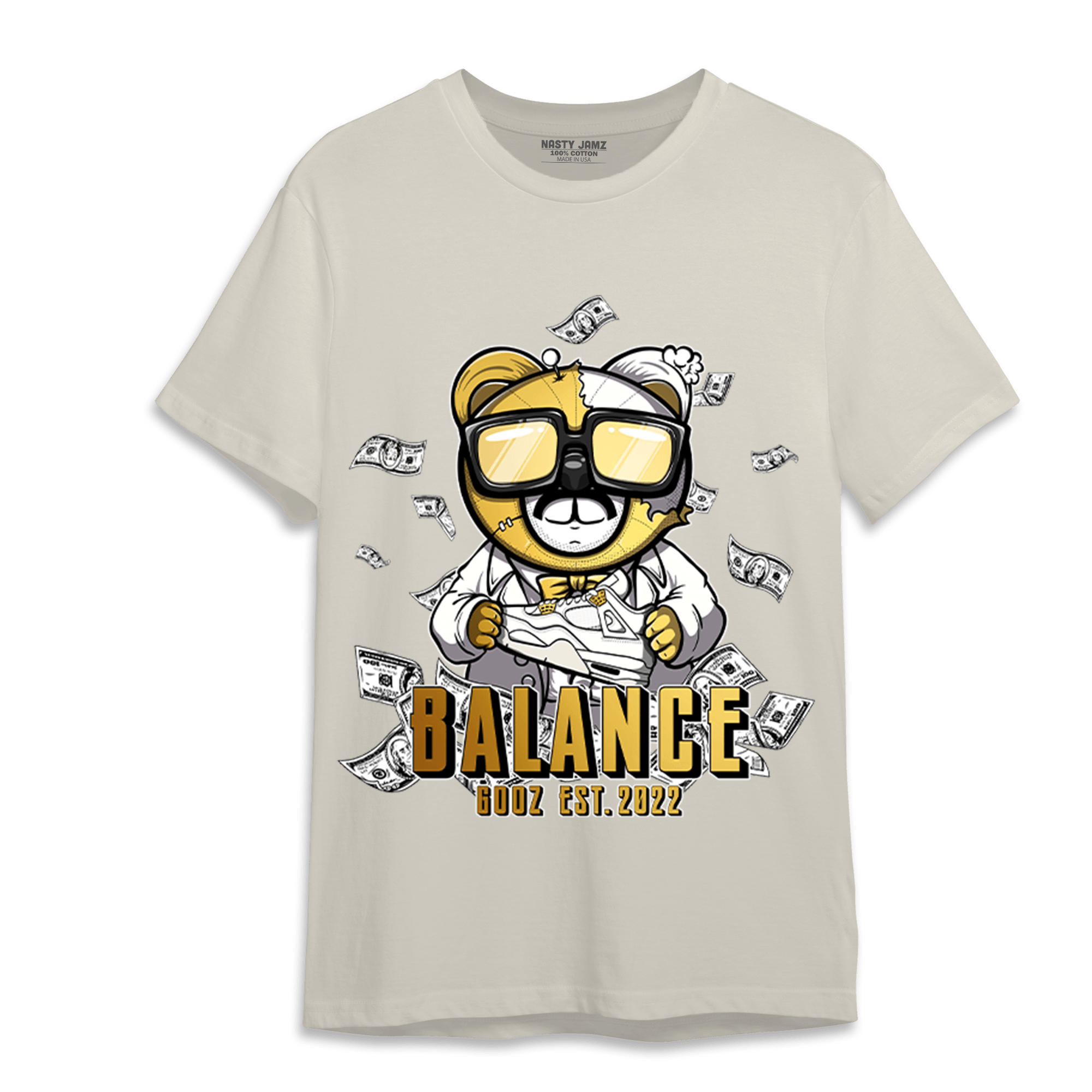 Sail 4s T Shirt Match Men BER - NastyJamz