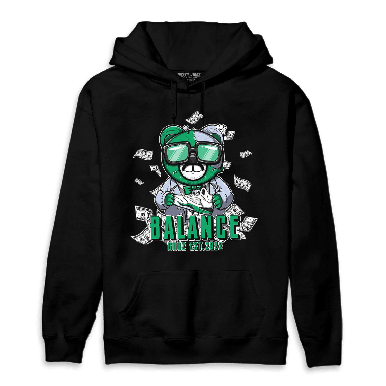 Lucky Green 5s Hoodie Match Men BER - NastyJamz