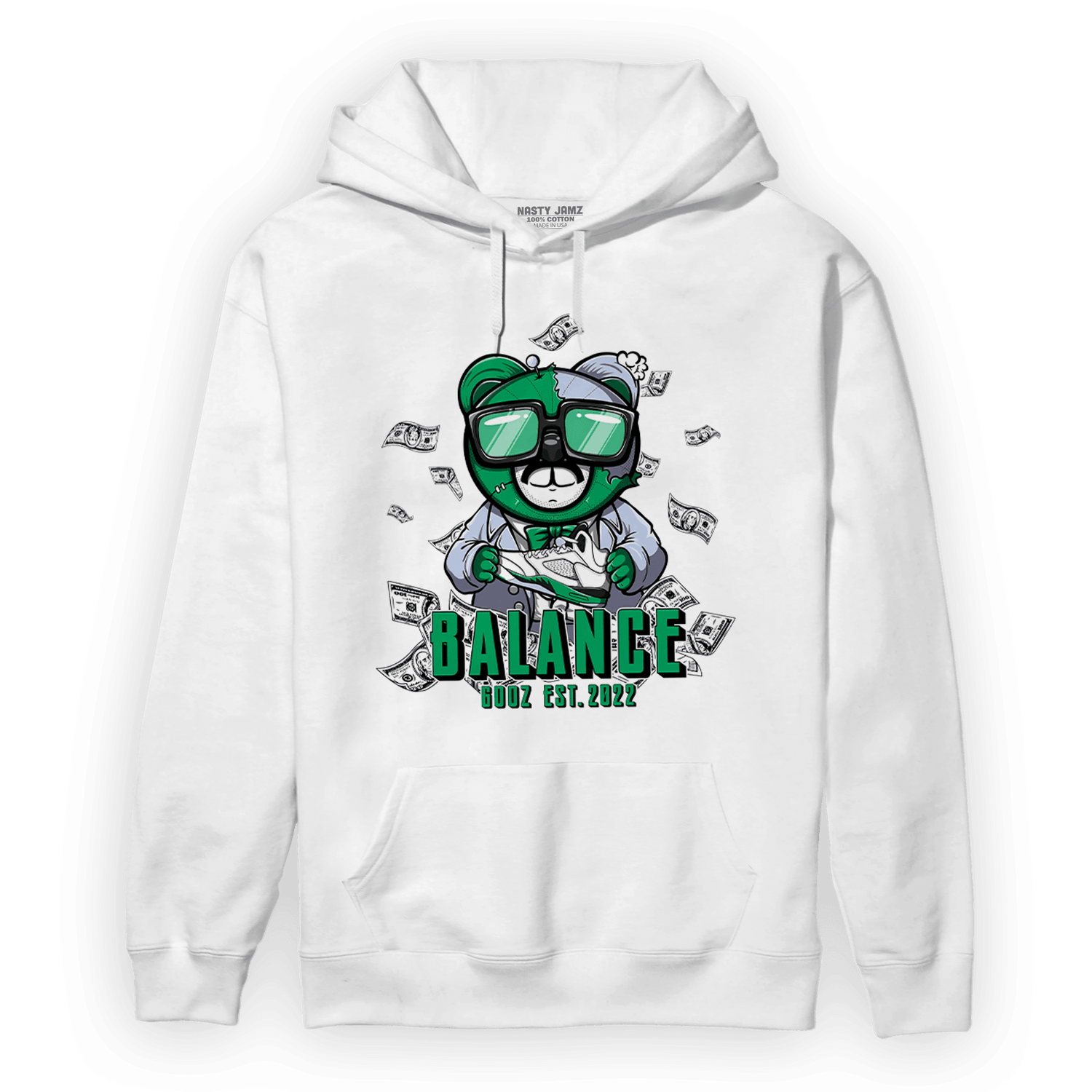 Lucky Green 5s Hoodie Match Men BER - NastyJamz