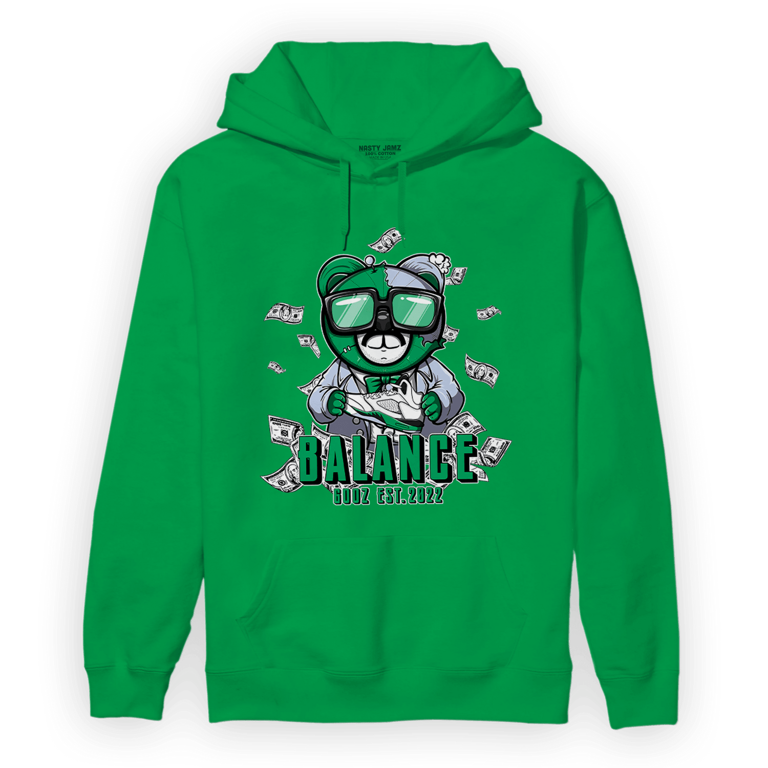 Lucky Green 5s Hoodie Match Men BER - NastyJamz