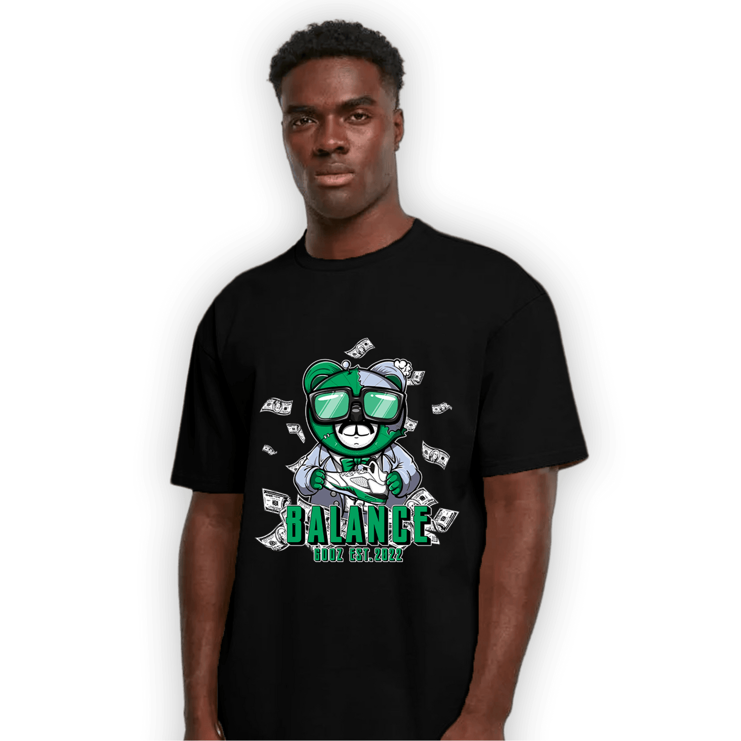 Lucky Green 5s T Shirt Match Men BER - NastyJamz