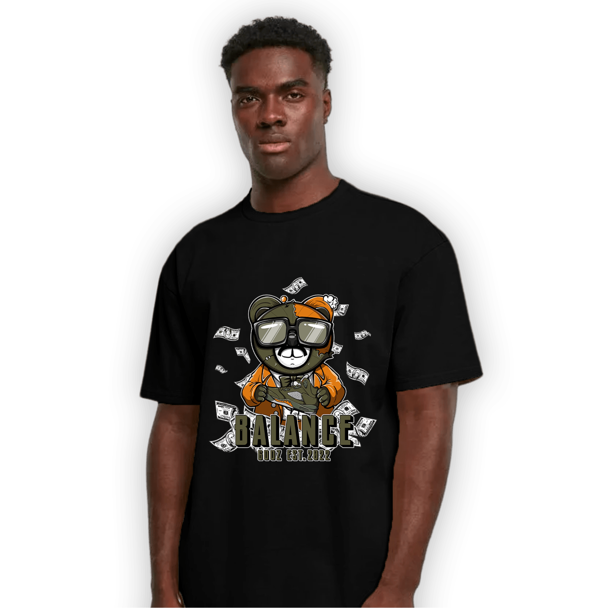 Olive 5s T Shirt Match Men BER - NastyJamz