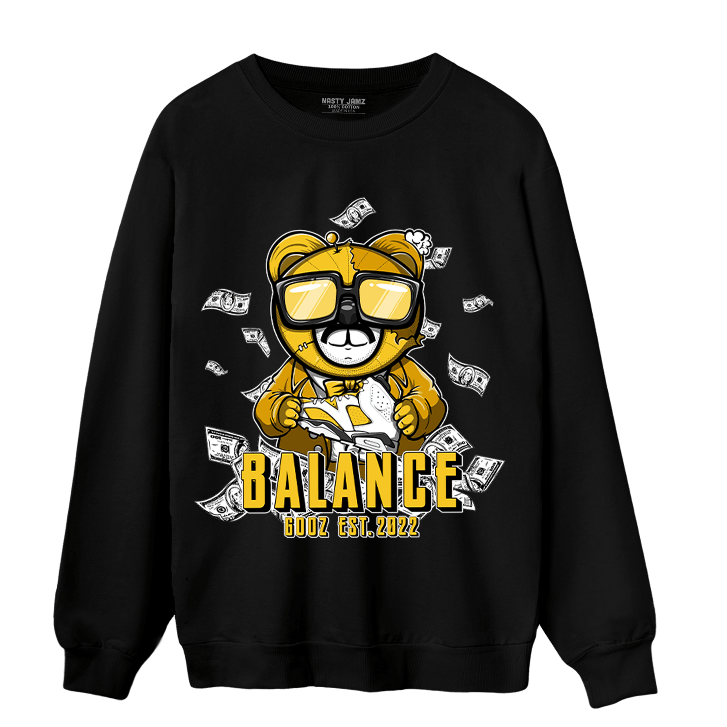 Yellow Ochre 6s Sweatshirt Match Men BER - NastyJamz