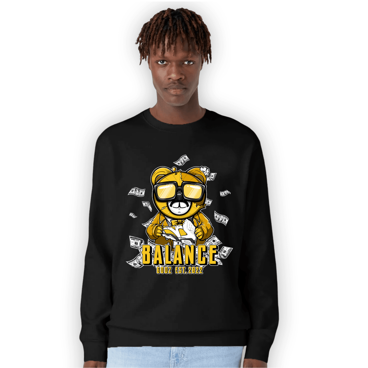 Yellow Ochre 6s Sweatshirt Match Men BER - NastyJamz