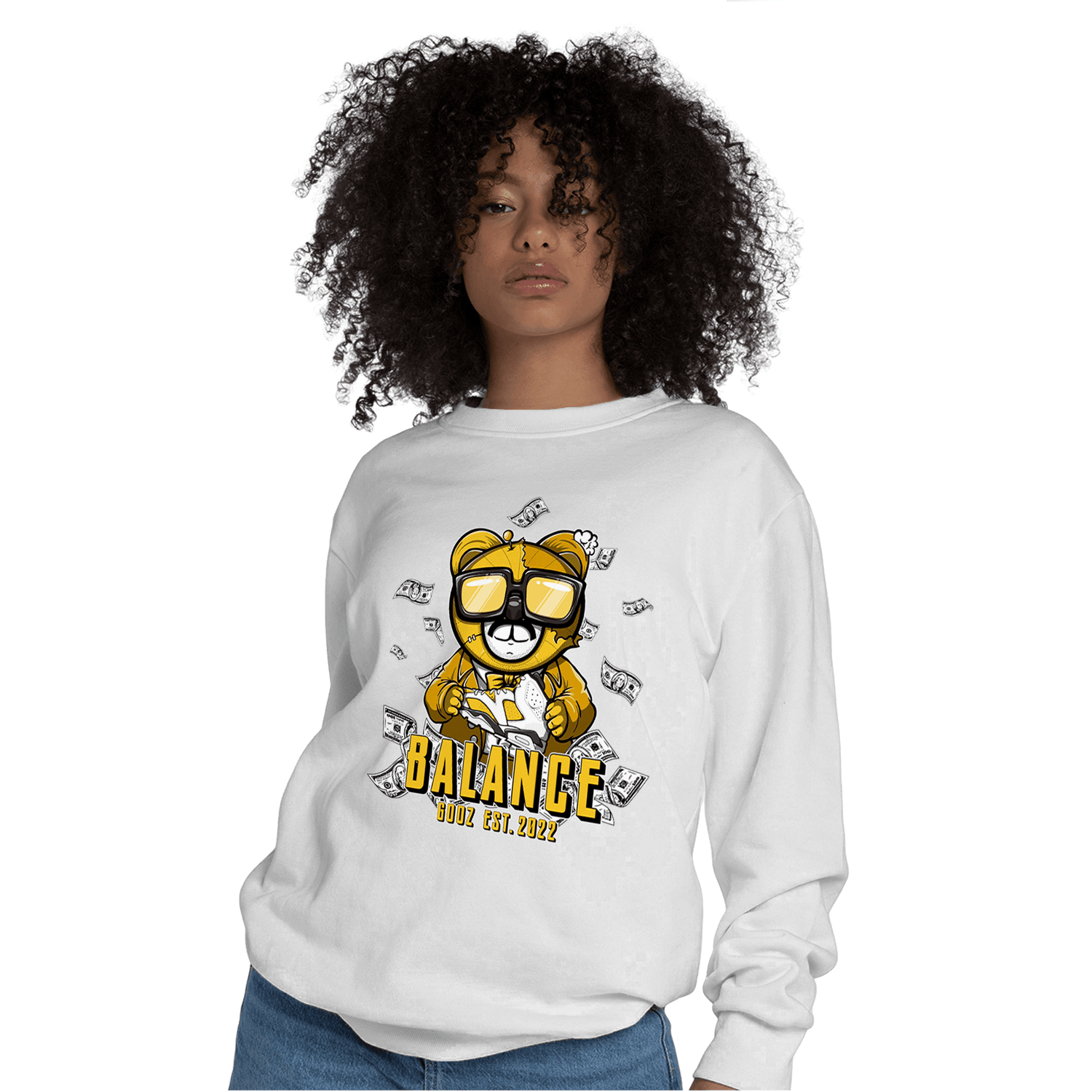 Yellow Ochre 6s Sweatshirt Match Men BER - NastyJamz