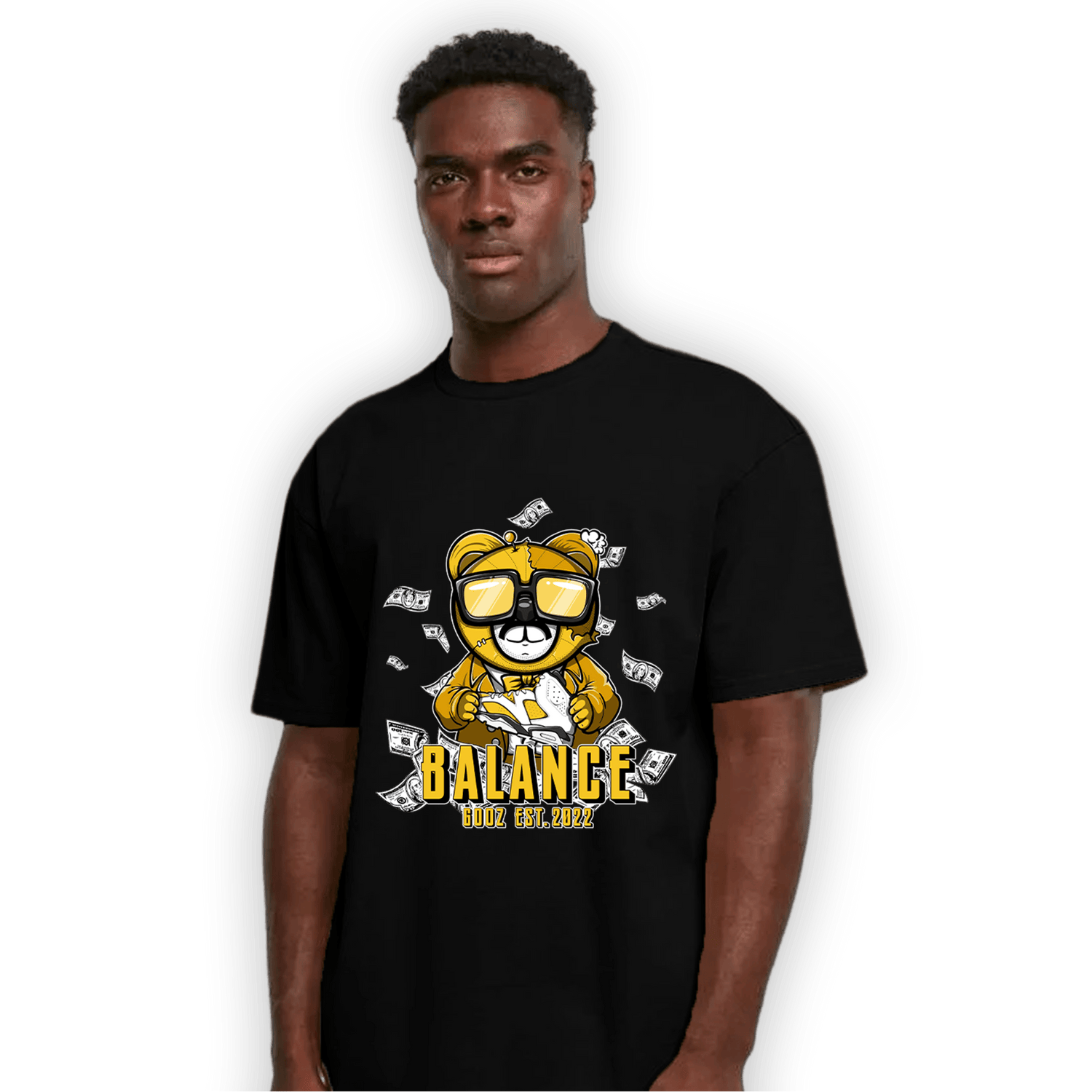 Yellow Ochre 6s T Shirt Match Men BER - NastyJamz