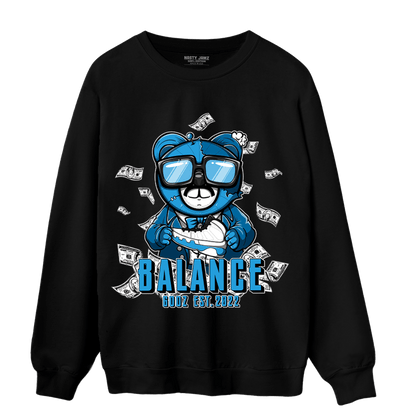 Powder Blue 9s Sweatshirt Match Men BER - NastyJamz