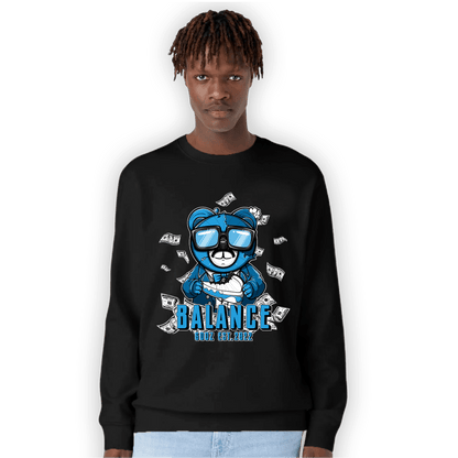 Powder Blue 9s Sweatshirt Match Men BER - NastyJamz
