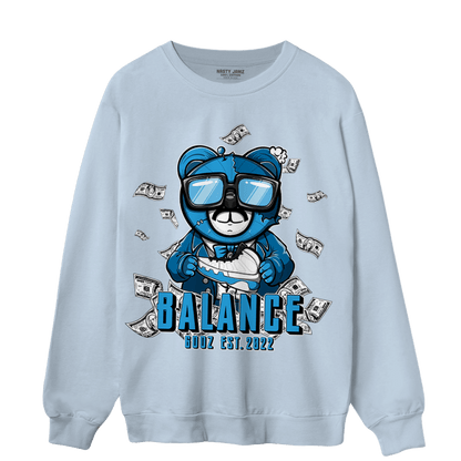 Powder Blue 9s Sweatshirt Match Men BER - NastyJamz