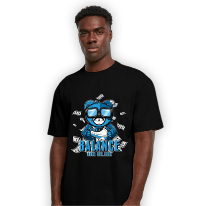 Powder Blue 9s T Shirt Match Men BER - NastyJamz