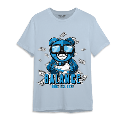 Powder Blue 9s T Shirt Match Men BER - NastyJamz