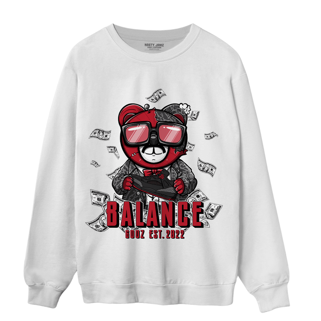 Spizike Low Bred Sweatshirt Match Men BER - NastyJamz