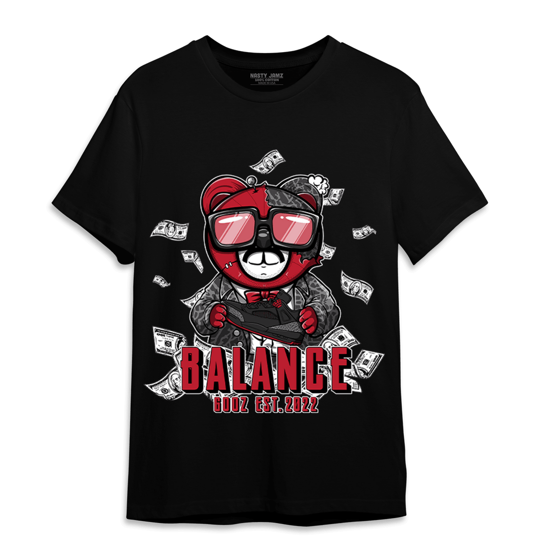 Spizike Low Bred T Shirt Match Men BER - NastyJamz