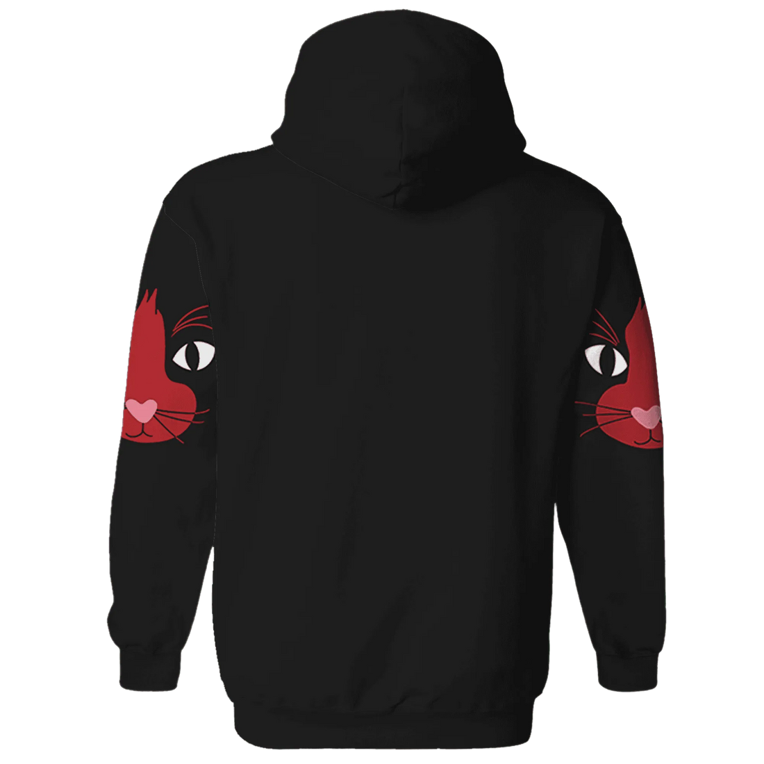 Black-Toe-Reimagined-Red-White-1s-NastyJamz-Hoodie-Match-Meow-3D
