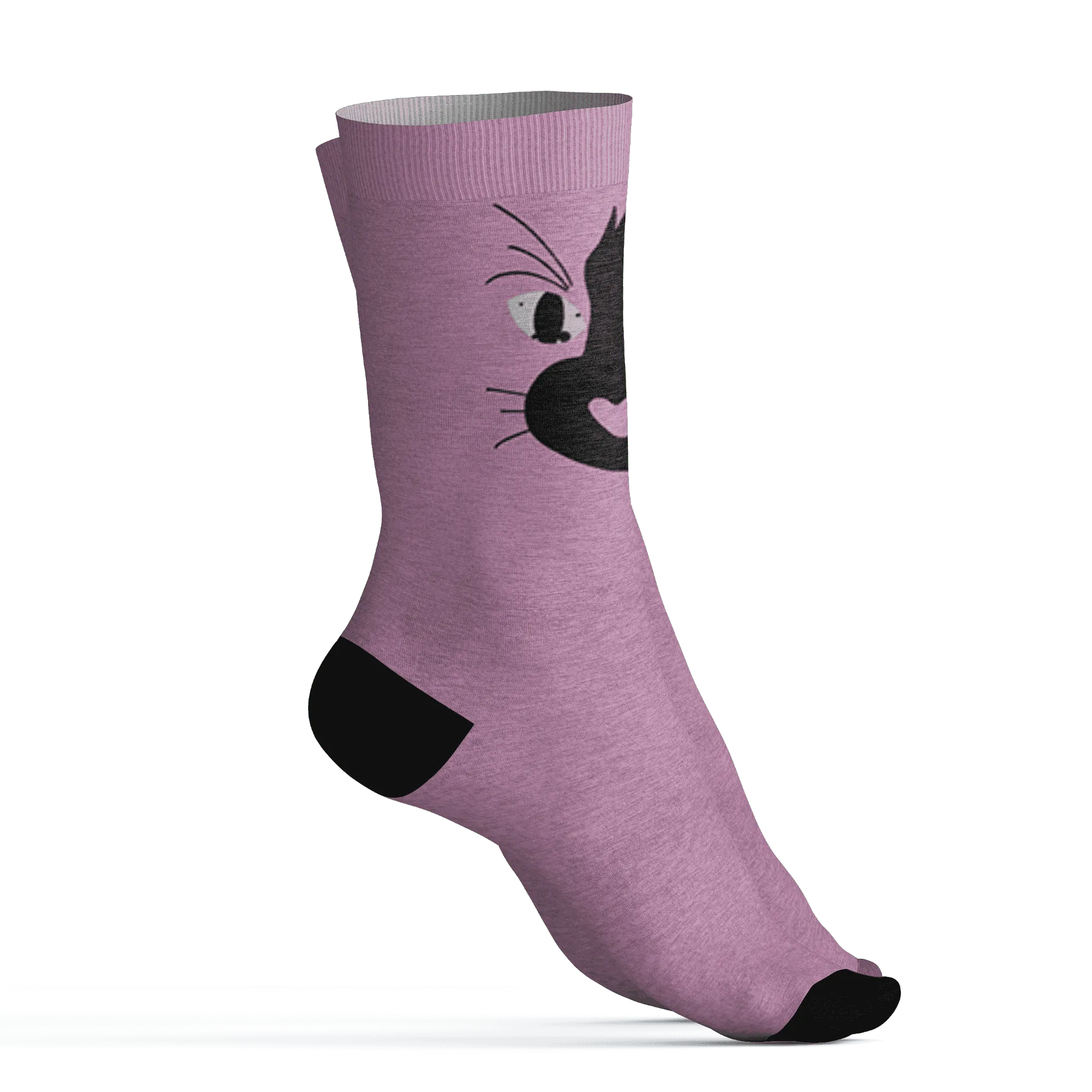 Orchid-Neutral-Grey-Black-White-4s-NastyJamz-Socks-Match-Meow-3D