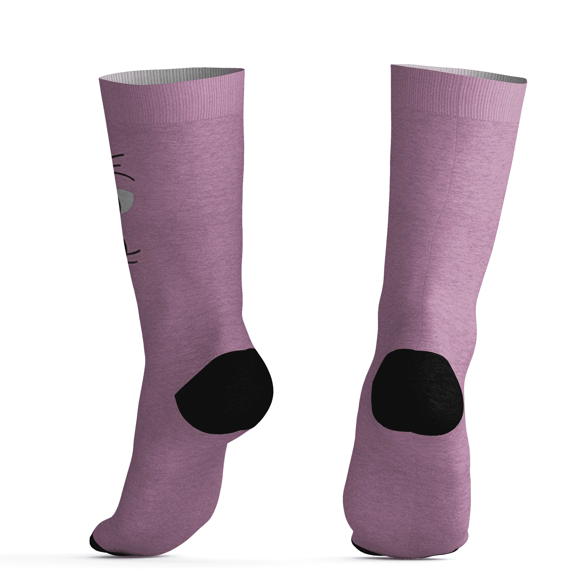 Orchid-Neutral-Grey-Black-White-4s-NastyJamz-Socks-Match-Meow-3D