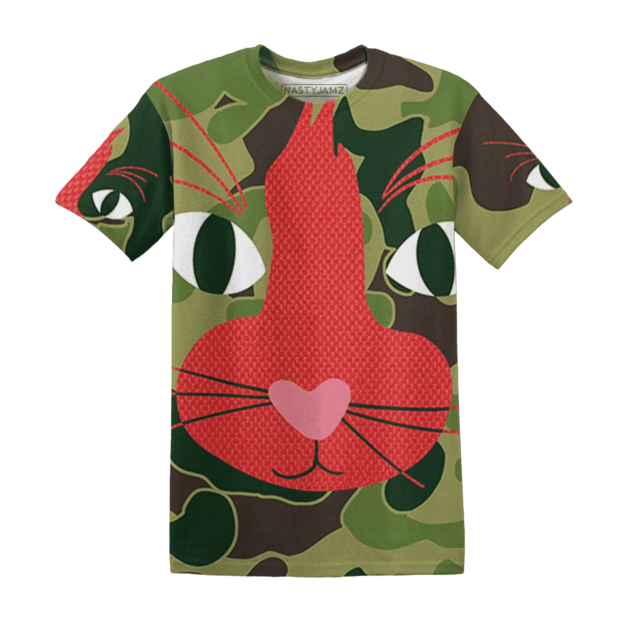 AM-90-Dark-Sage-Solar-Red-NastyJamz-T-Shirt-Match-Meow-3D