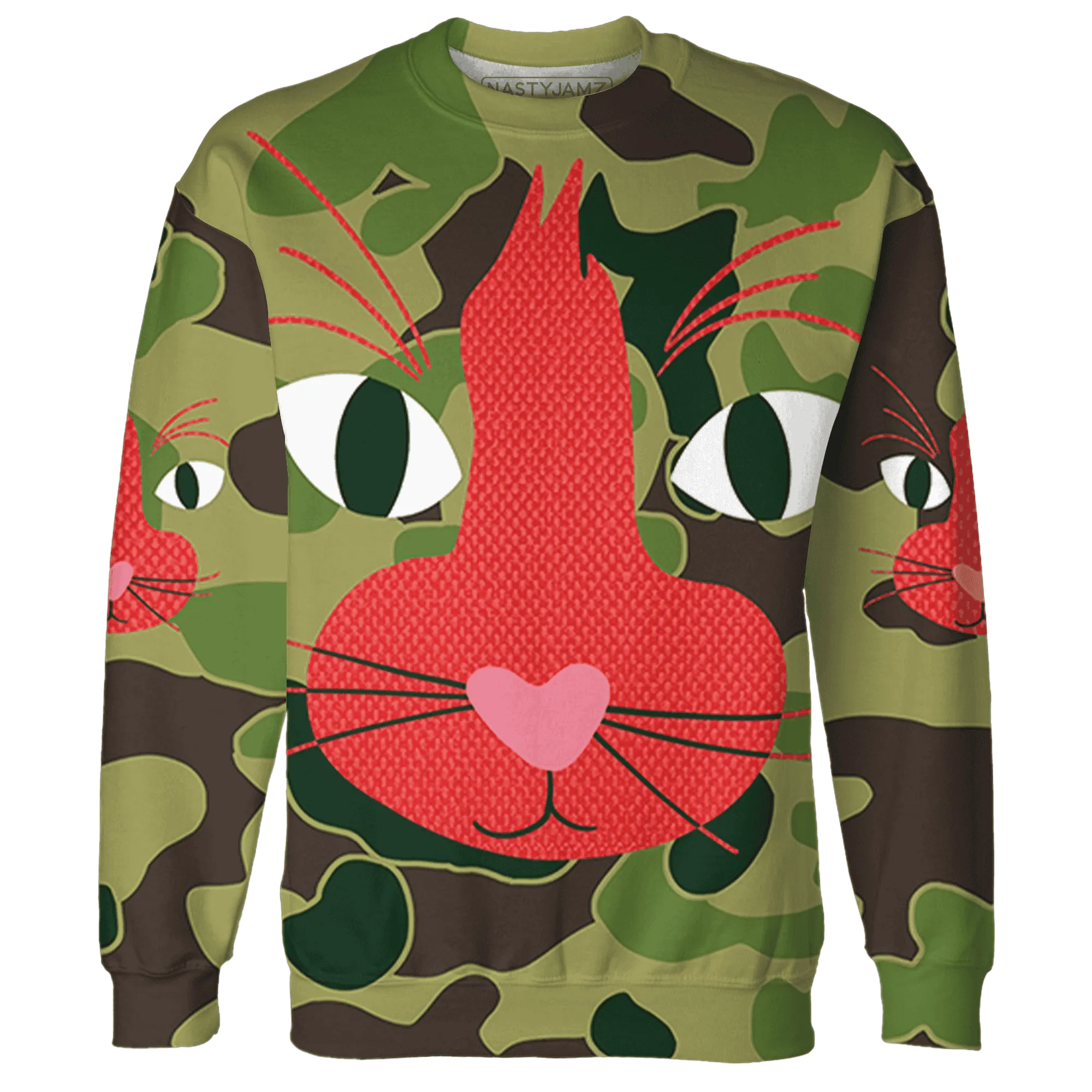 AM-90-Dark-Sage-Solar-Red-NastyJamz-Sweatshirt-Match-Meow-3D