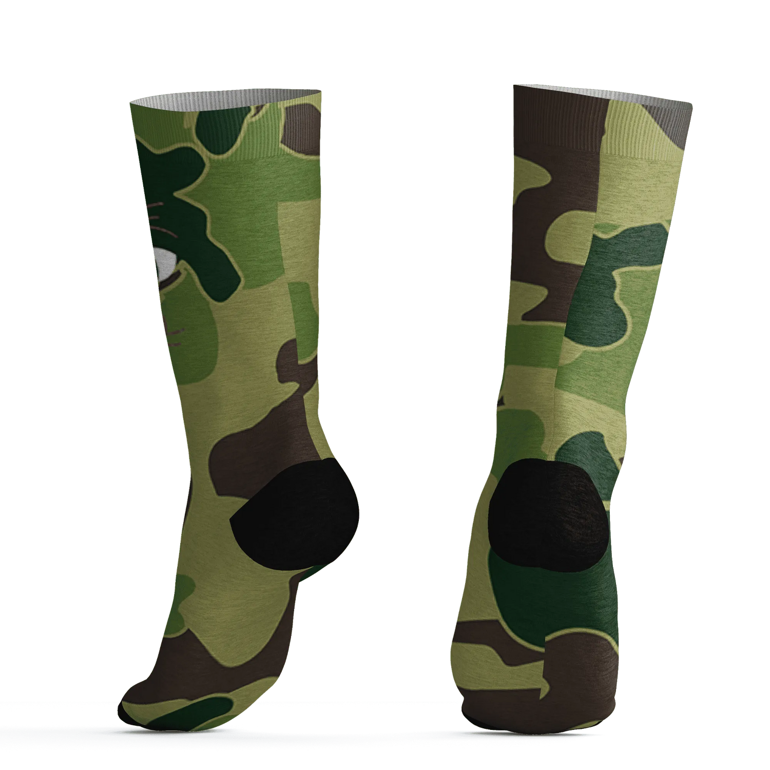 AM-90-Dark-Sage-Solar-Red-NastyJamz-Socks-Match-Meow-3D
