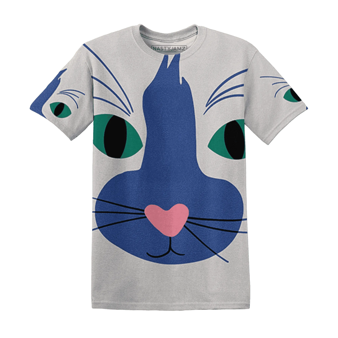 Dunk-Hyper-Royal-Malachite-NastyJamz-T-Shirt-Match-Meow-3D