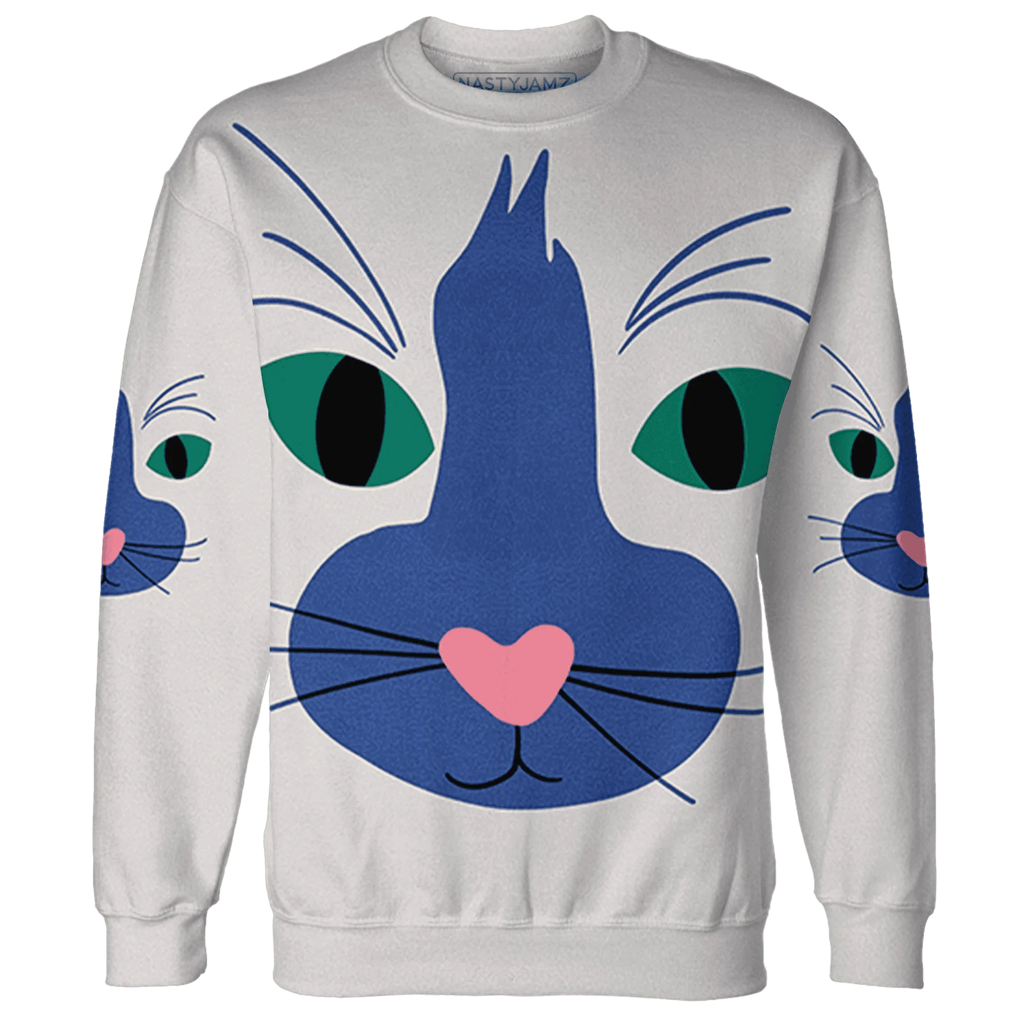 Dunk-Hyper-Royal-Malachite-NastyJamz-Sweatshirt-Match-Meow-3D