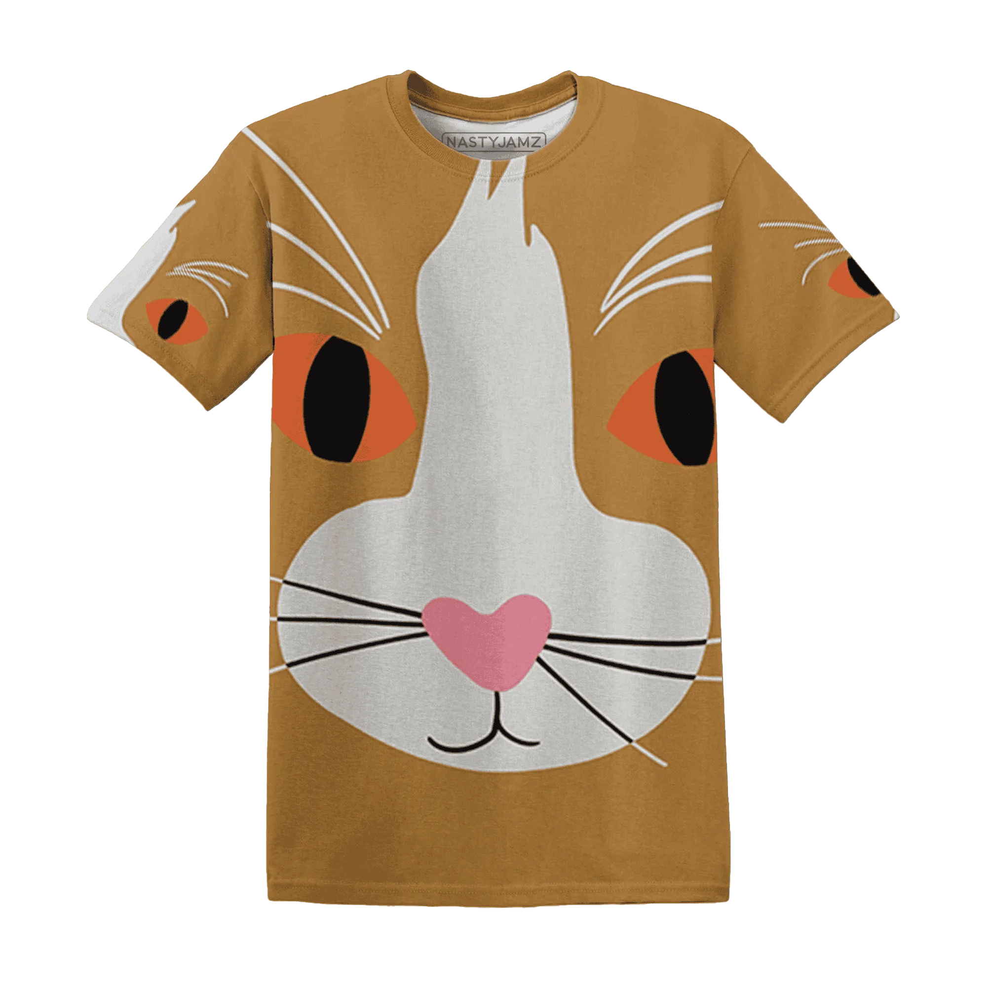 Dunk-Low-Retro-Wheat-Orange-NastyJamz-T-Shirt-Match-Meow-3D