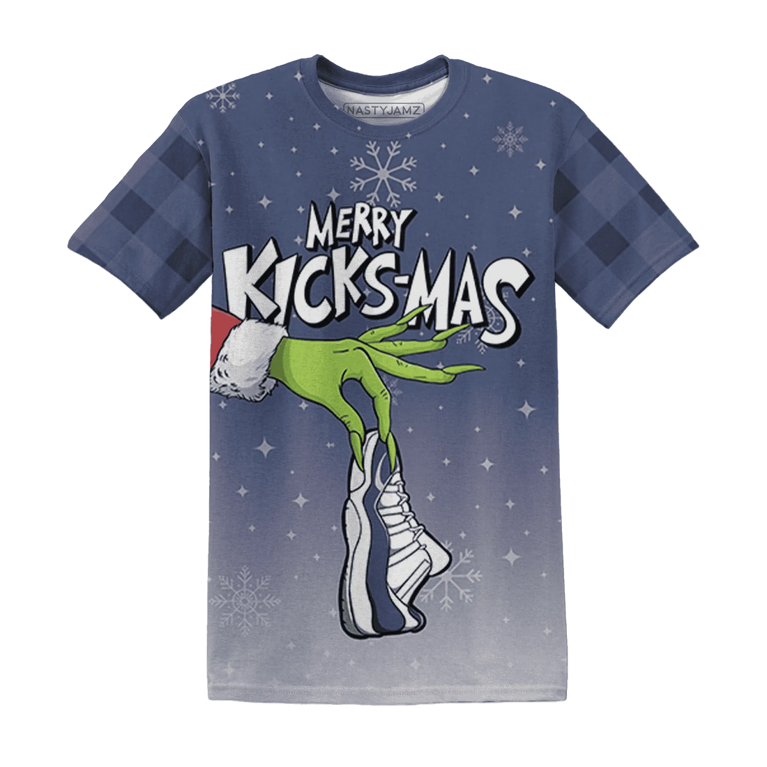 Low-Diffused-Blue-11s-NastyJamz-T-Shirt-Match-Merry-Kicksmas-3D