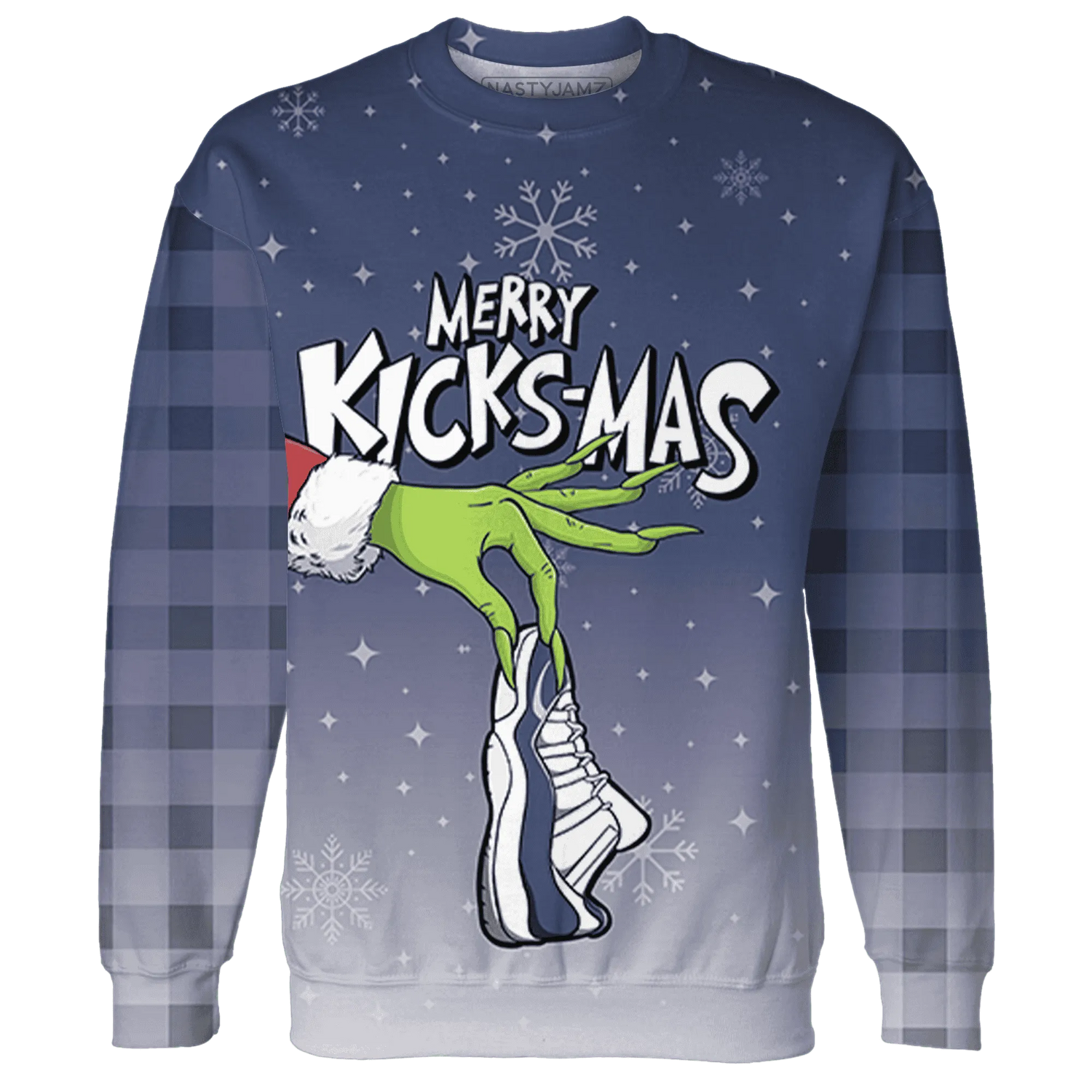 Low-Diffused-Blue-11s-NastyJamz-Sweatshirt-Match-Merry-Kicksmas-3D