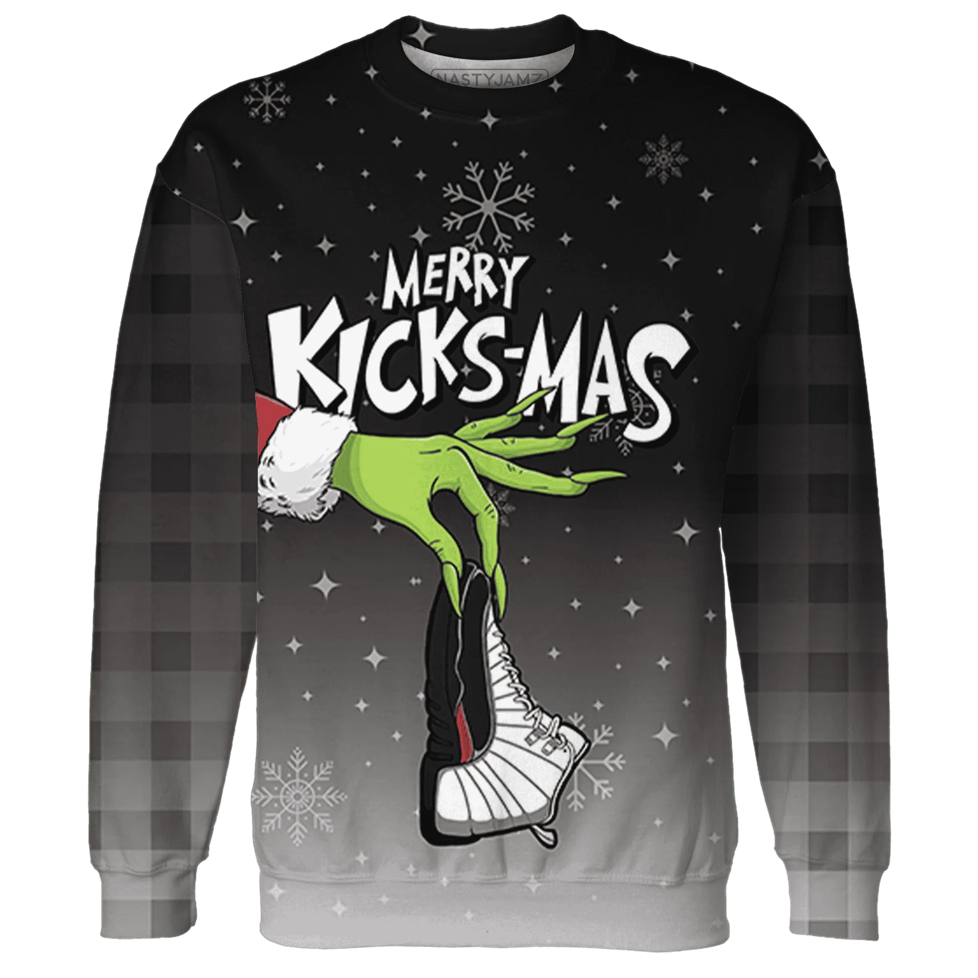 Retro-Red-Taxi-12s-NastyJamz-Sweatshirt-Match-Merry-Kicksmas-3D