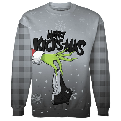 Wolf-Grey-12s-NastyJamz-Sweatshirt-Match-Merry-Kicksmas-3D