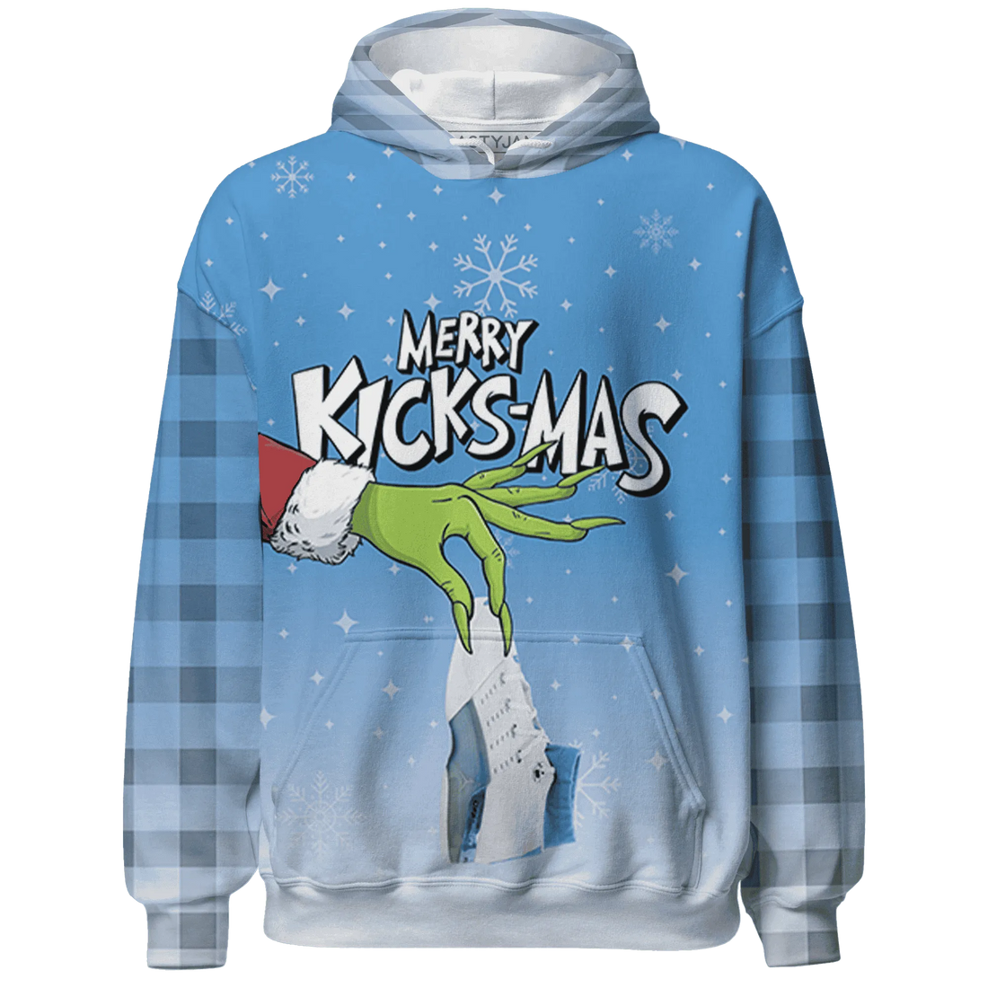 Carolina-Blue-Univercitii-17s-NastyJamz-Hoodie-Match-Merry-Kicksmas-3D