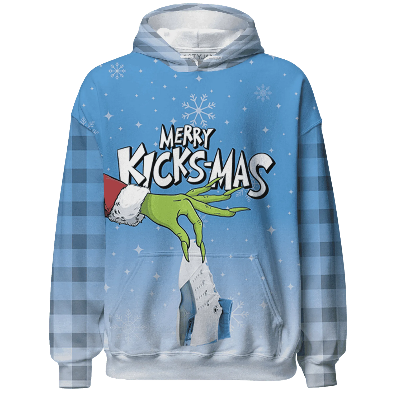 Carolina-Blue-Univercitii-17s-NastyJamz-Hoodie-Match-Merry-Kicksmas-3D