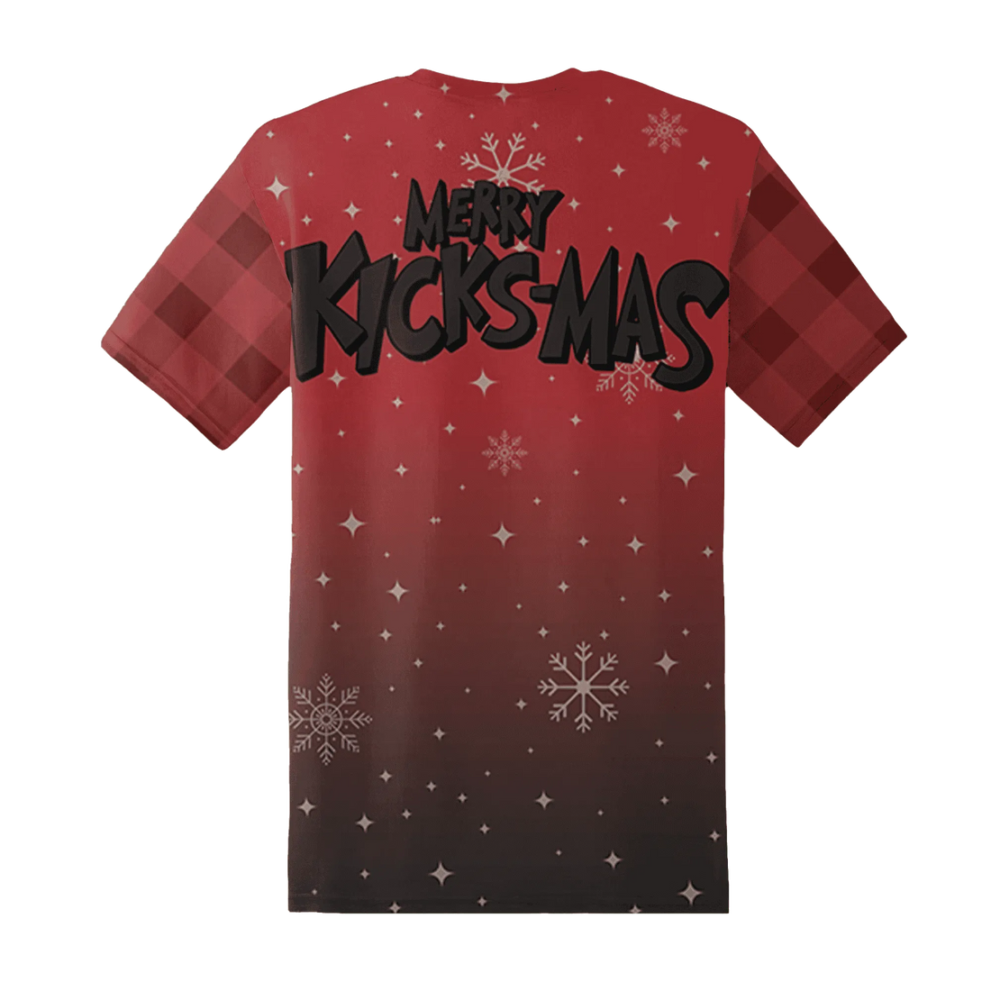 Black-Toe-Reimagined-1s-Red-White-NastyJamz-T-Shirt-Match-Merry-Kicksmas-3D