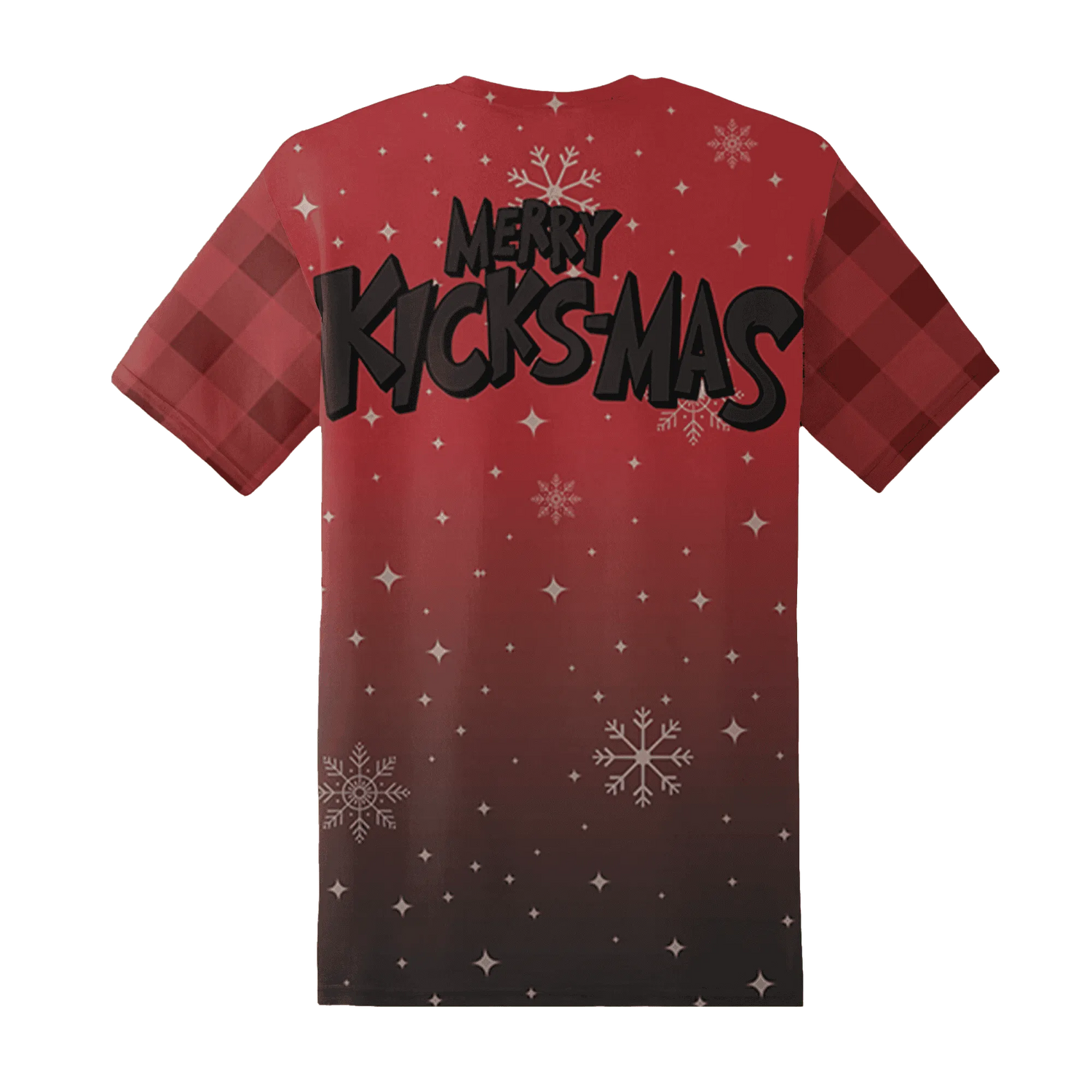 Black-Toe-Reimagined-1s-Red-White-NastyJamz-T-Shirt-Match-Merry-Kicksmas-3D