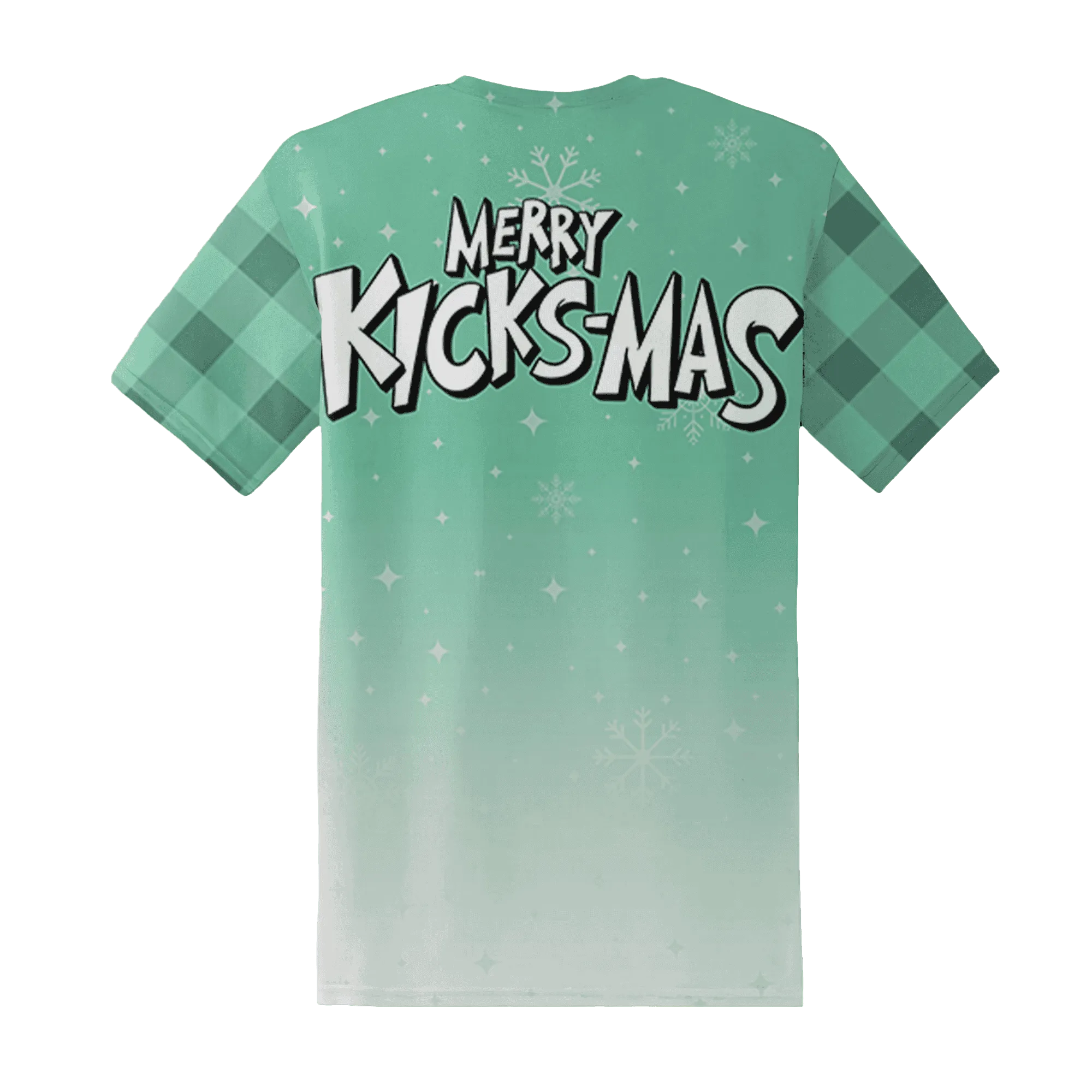 High-OG-Green-Glow-1s-NastyJamz-T-Shirt-Match-Merry-Kicksmas-3D