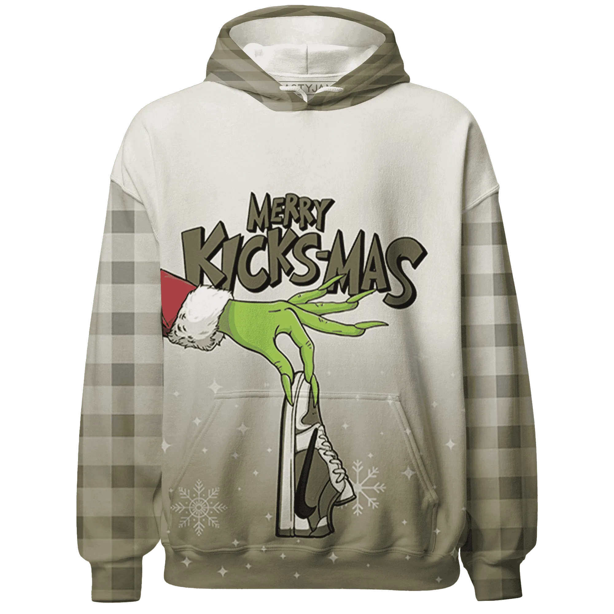 Medium-Olive-1s-NastyJamz-Hoodie-Match-Merry-Kicksmas-3D