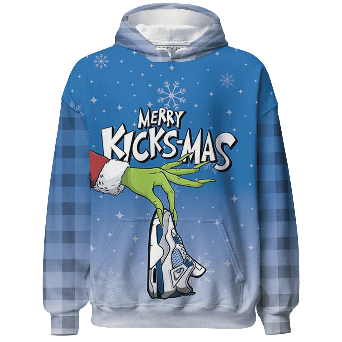 Industrial-Blue-4s-NastyJamz-Hoodie-Match-Merry-Kicksmas-3D