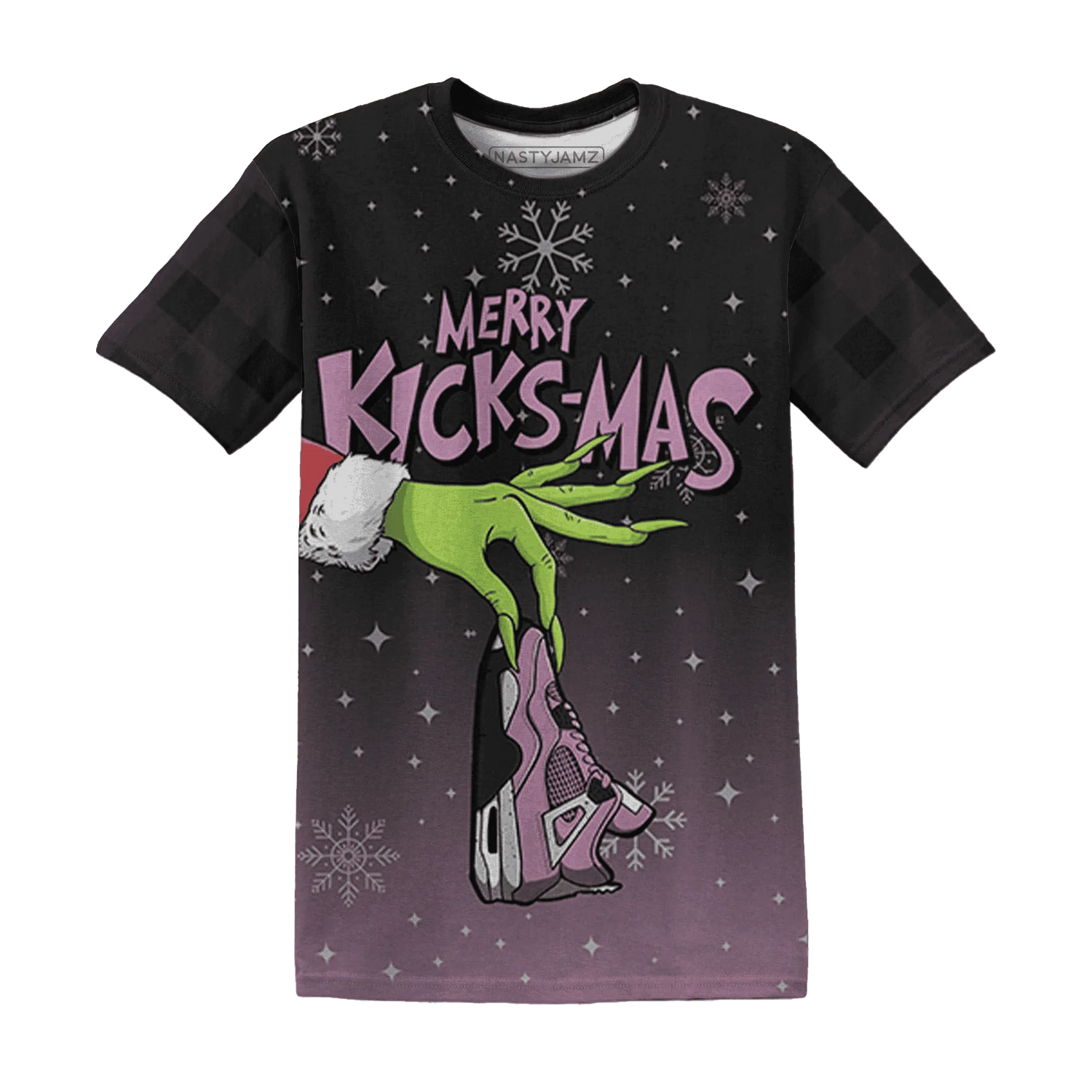Orchid-Neutral-Grey-Black-White-4s-Neutral-Grey-Black-White-NastyJamz-T-Shirt-Match-Merry-Kicksmas-3D