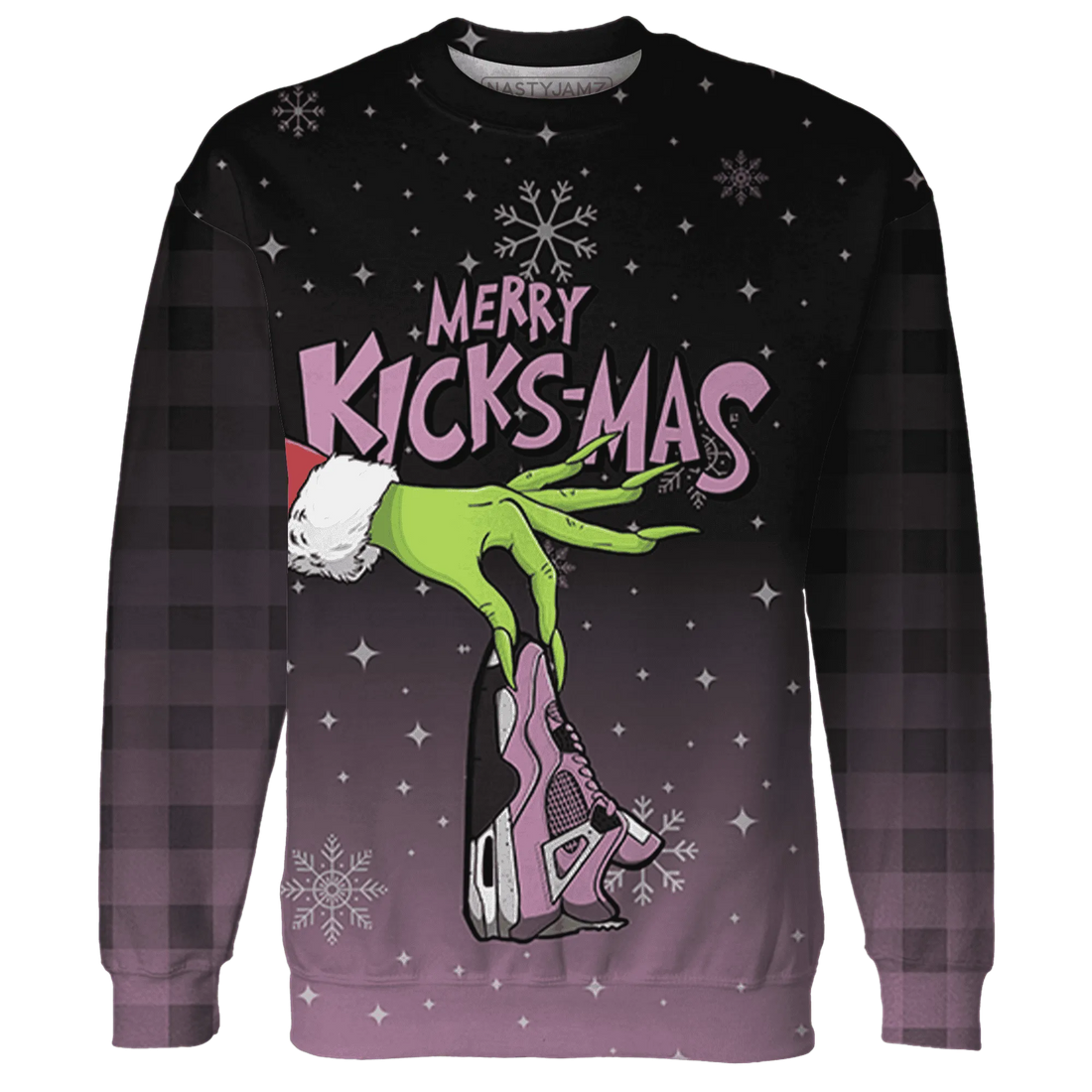 Orchid-Neutral-Grey-Black-White-4s-Neutral-Grey-Black-White-NastyJamz-Sweatshirt-Match-Merry-Kicksmas-3D