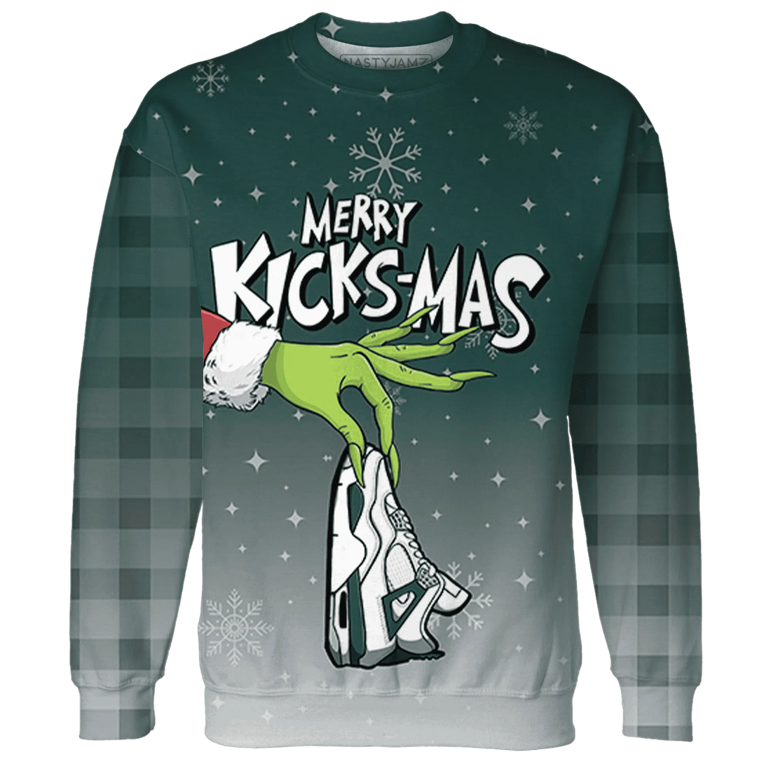 Oxidized-Green-4s-NastyJamz-Sweatshirt-Match-Merry-Kicksmas-3D